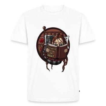 Comment vivre en tant qu’adulte - T-shirt Premium bio Homme - blanc - Devant - Nico (187cm)