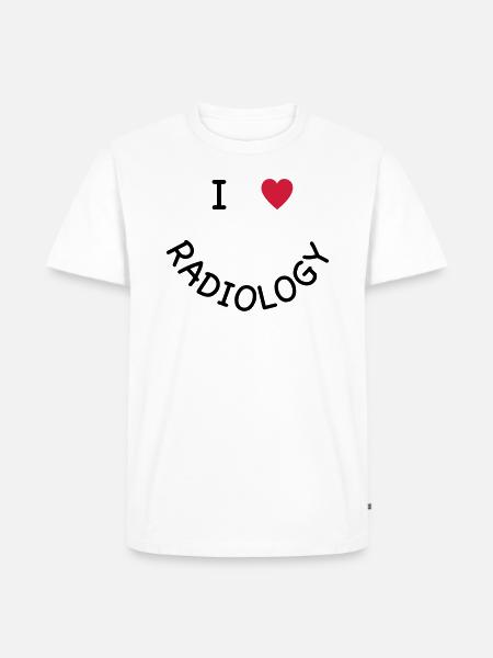 I love Radiology - Men's Premium Organic T-Shirt - white