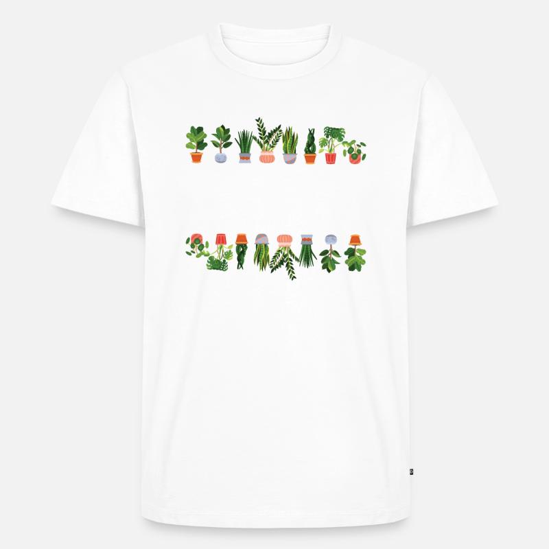 Planzenflüsterer Garten Gärtner Outfit - Männer Premium Bio T-Shirt - undefined