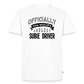 pilote subie officiellement les mondes coole - T-shirt Premium bio Homme - blanc - Devant - Nico (187cm)