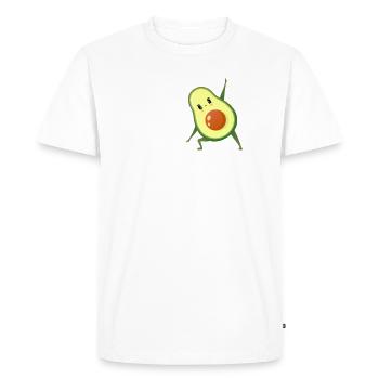 Professeur de studio de yoga avocat Yogi - T-shirt Premium bio Homme - blanc - Devant - Nico (187cm)