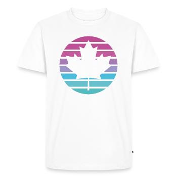 Canada - T-shirt Premium bio Homme - blanc - Devant - Nico (187cm)