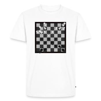 Capablanca Winter 1919 - T-shirt Premium bio Homme - blanc - Devant - Nico (187cm)