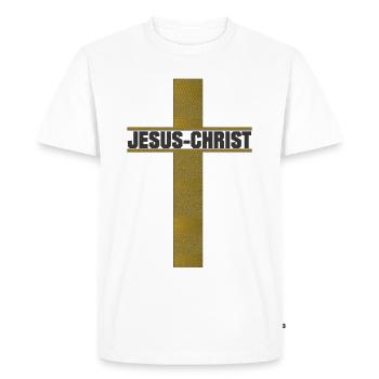 Jesus Christ - T-shirt Premium bio Homme - blanc - Devant - Nico (187cm)