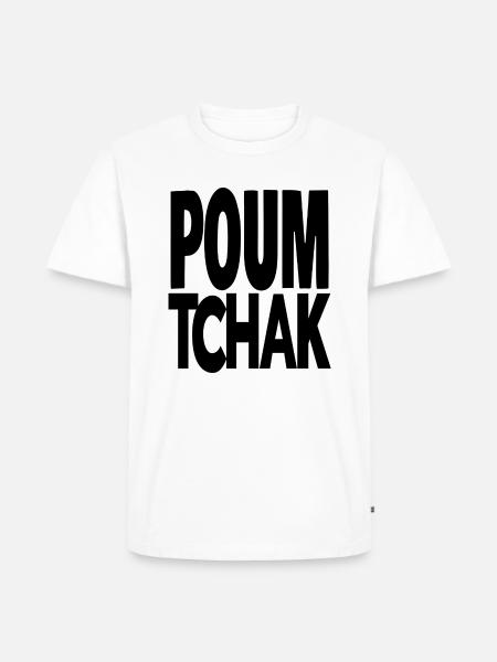 poum tchak - T-shirt Premium bio Homme - blanc