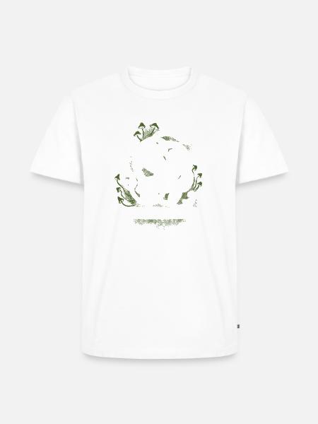 Crows before Bros (green) - Männer Premium Bio T-Shirt -