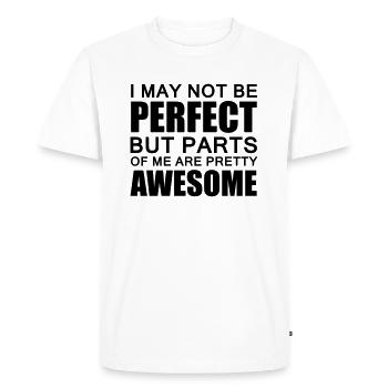 Awesome - T-shirt Premium bio Homme - blanc - Devant - Nico (187cm)