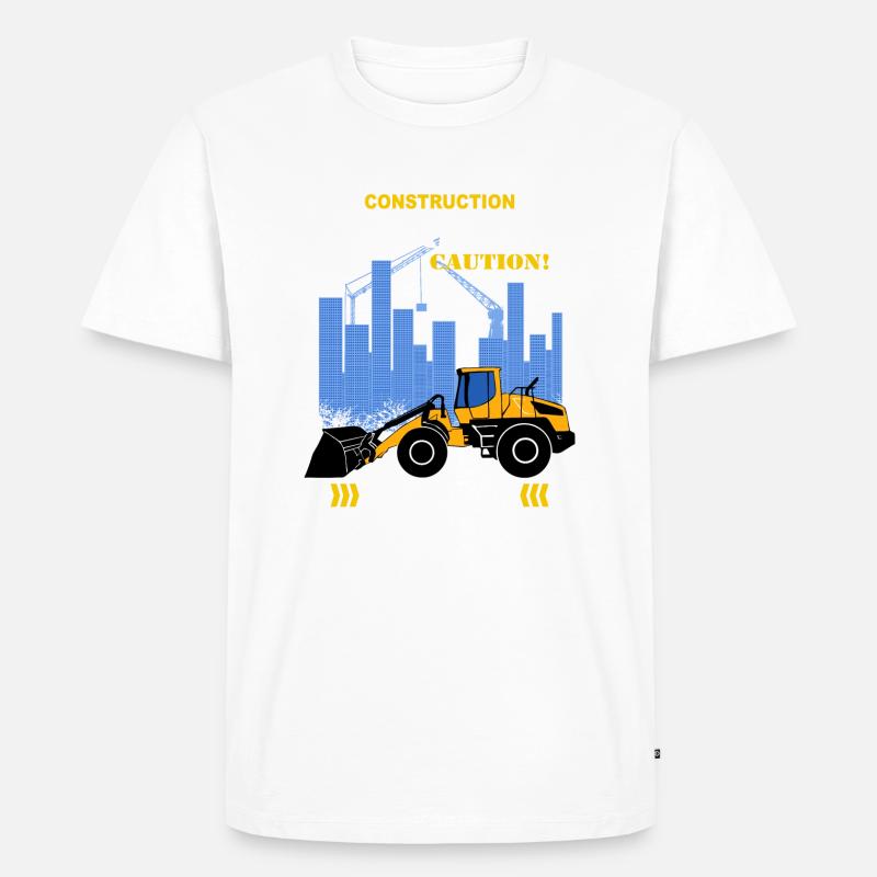 Wheel loader - Men's Premium Organic T-Shirt - undefined