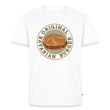 Leberkäse Semmel Leberkässemmel - T-shirt Premium bio Homme - blanc - Devant - Nico (187cm)
