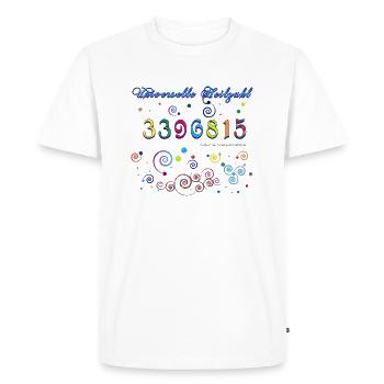 3396815 Heilzahl, Grabovoi - T-shirt Premium bio Homme - blanc - Devant - Nico (187cm)