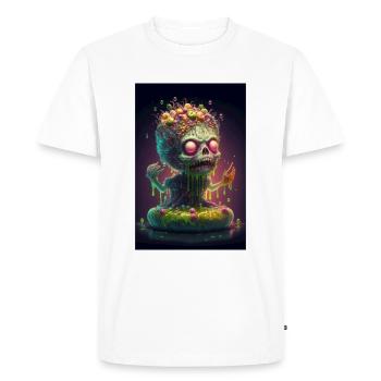 Zombie Gelée - T-shirt Premium bio Homme - blanc - Devant - Nico (187cm)