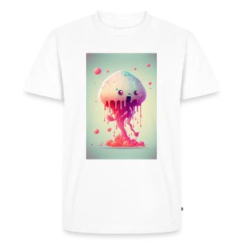 Zombie Gelée - T-shirt Premium bio Homme - blanc - Devant - Nico (187cm)