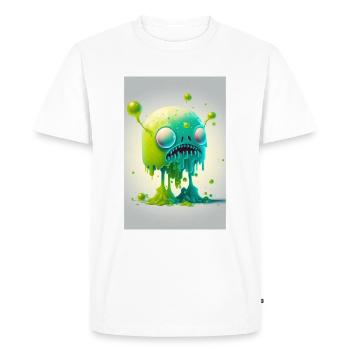 Zombie Gelée - T-shirt Premium bio Homme - blanc - Devant - Nico (187cm)