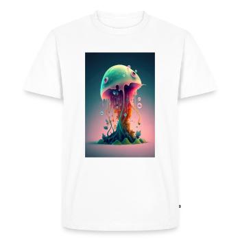 Zombie Gelée - T-shirt Premium bio Homme - blanc - Devant - Nico (187cm)