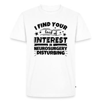 Cadeau amusant en neurochirurgie - T-shirt Premium bio Homme - blanc - Devant - Nico (187cm)