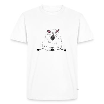 Brebis douces - T-shirt Premium bio Homme - blanc - Devant - Nico (187cm)
