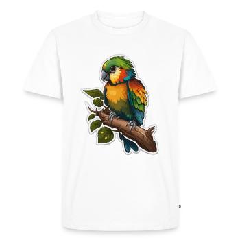 Beauté audacieuse - T-shirt Premium bio Homme - blanc - Devant - Nico (187cm)