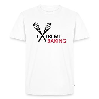 faire cuire au four - T-shirt Premium bio Homme - blanc - Devant - Nico (187cm)