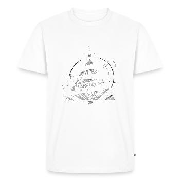 Christmas tree - Men's Premium Organic T-Shirt - white - Front - Nico (187cm)
