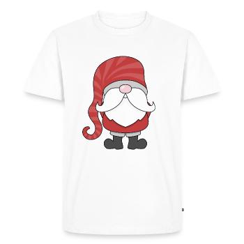 Gnome mignon ou gnome - T-shirt Premium bio Homme - blanc - Devant - Nico (187cm)
