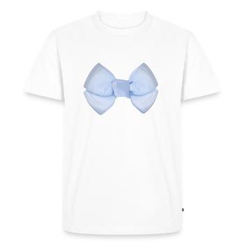 Boucle bleu - T-shirt Premium bio Homme - blanc - Devant - Nico (187cm)