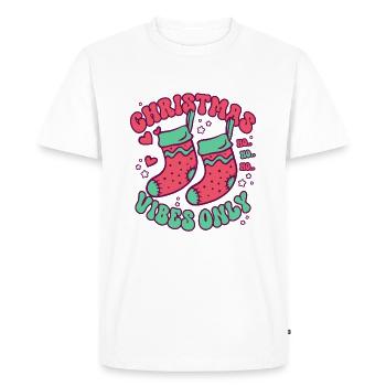Noël Noël Ambiance - T-shirt Premium bio Homme - blanc - Devant - Nico (187cm)