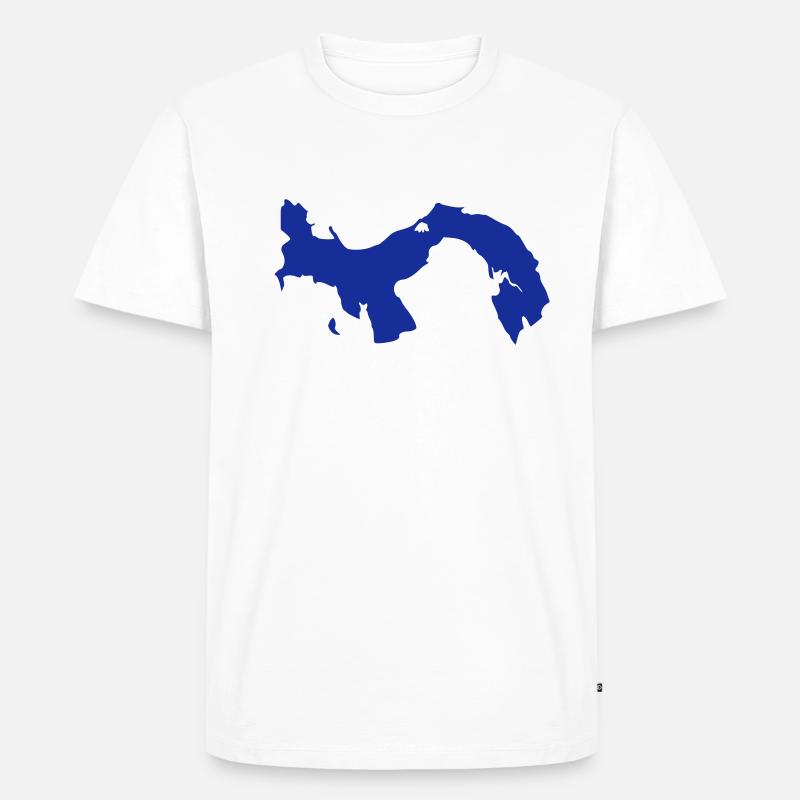 Panama - Männer Premium Bio T-Shirt - Weiß