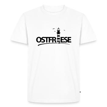 ostfriese_design_f1 - T-shirt Premium bio Homme - blanc - Devant - Nico (187cm)