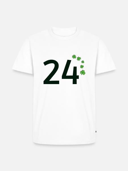 24 - Men's Premium Organic T-Shirt - white