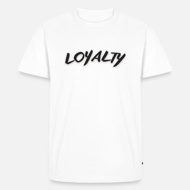Loyalty - Männer Premium Bio T-Shirt - Weiß