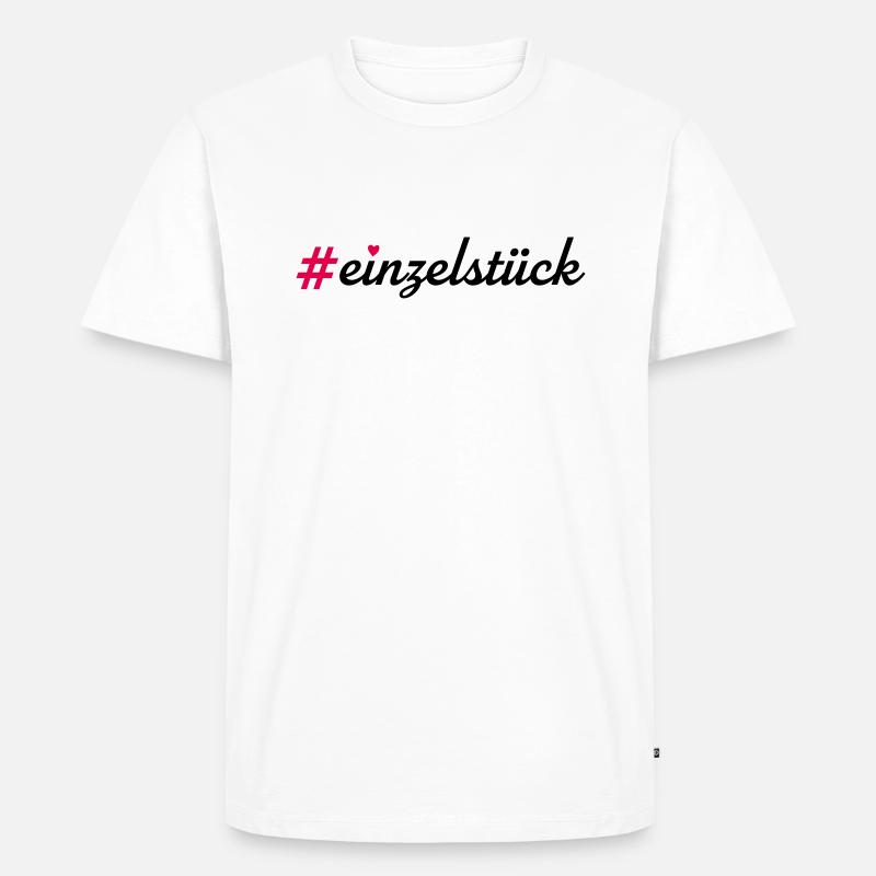 Einzelstück - Männer Premium Bio T-Shirt - Weiß