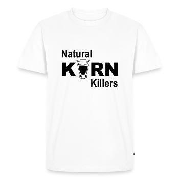 Killers Korn naturelles - T-shirt Premium bio Homme - blanc - Devant - Nico (187cm)