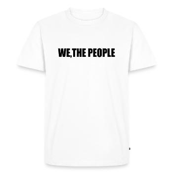 we the people - T-shirt Premium bio Homme - blanc - Devant - Nico (187cm)