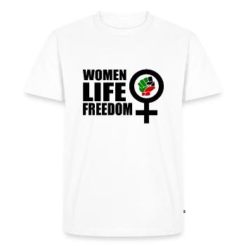 Women life freedom - T-shirt Premium bio Homme - blanc - Devant - Nico (187cm)