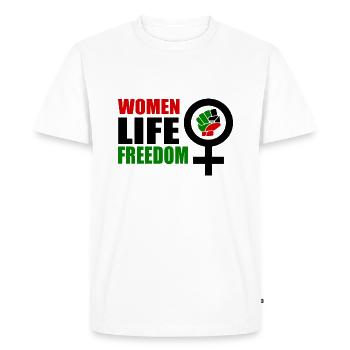 Women life freedom - T-shirt Premium bio Homme - blanc - Devant - Nico (187cm)