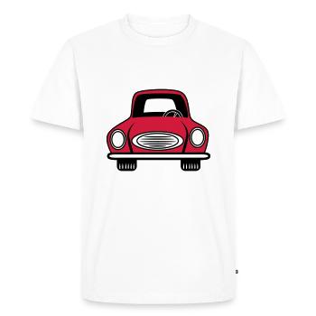 Car grill car vehicle - Men's Premium Organic T-Shirt - white - Front - Nico (187cm)