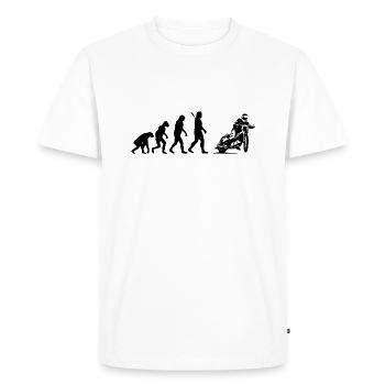 Speedway - Men's Premium Organic T-Shirt - white - Front - Nico (187cm)