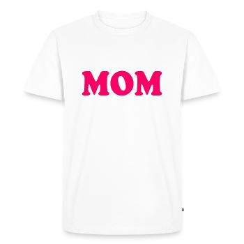 Mom - T-shirt Premium bio Homme - blanc - Devant - Nico (187cm)