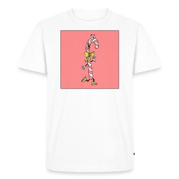 Joyeux noel - T-shirt Premium bio Homme - blanc - Devant - Nico (187cm)