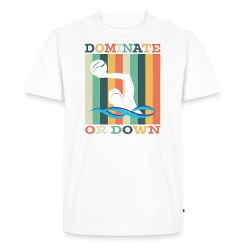 Waterpolo Water Polo Water Polo - Cadeau - T-shirt Premium bio Homme - blanc - Devant - Nico (187cm)