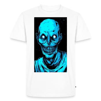 DEAD HEAD ZOMBIE - Men's Premium Organic T-Shirt - white - Front - Nico (187cm)