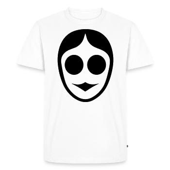 clown - T-shirt Premium bio Homme - blanc - Devant - Nico (187cm)