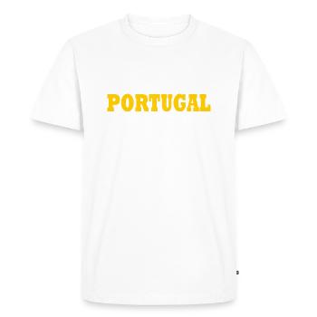 Portugal - T-shirt Premium bio Homme - blanc - Devant - Nico (187cm)
