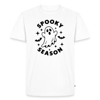 Saison effrayante - T-shirt Premium bio Homme - blanc - Devant - Nico (187cm)