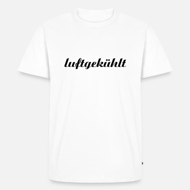 .luftgekühlt - Männer Premium Bio T-Shirt - Weiß