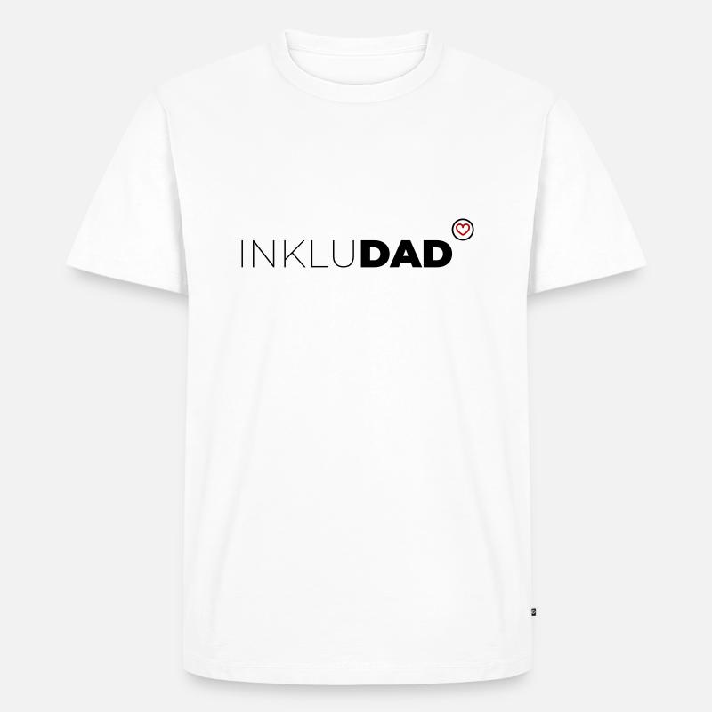 Inkludad - Männer Premium Bio T-Shirt - Weiß