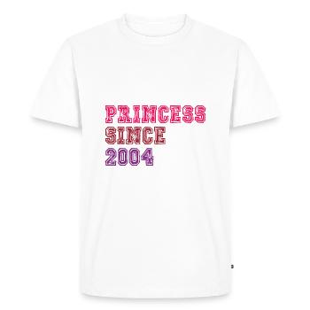 2004 Anniversaire Princesse - T-shirt Premium bio Homme - blanc - Devant - Nico (187cm)