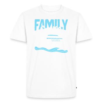 Croisière familiale - T-shirt Premium bio Homme - blanc - Devant - Nico (187cm)
