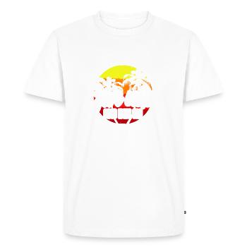 Retraite Je dois garnix - T-shirt Premium bio Homme - blanc - Devant - Nico (187cm)
