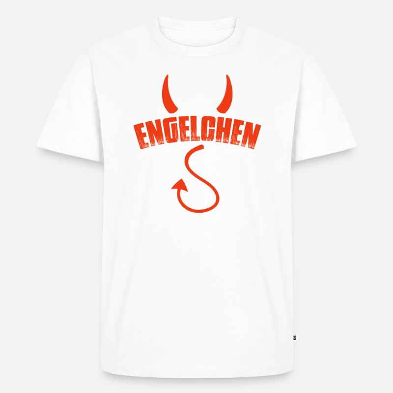 Engelchen Engel Teufelchen - Männer Premium Bio T-Shirt - undefined